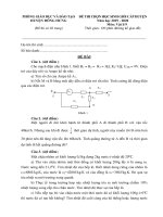 Đề thi học sinh giỏi môn Vật lí lớp 9 cấp huyện năm 2019-2020 có đáp án - Phòng GD&ĐT Đông Hưng