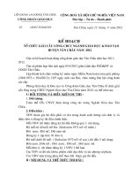 Ke hoach to chuc thi cau long nganh GD NH 20112012