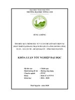 Tìm hiểu quá trình đầu tư và cơ chế liên kết hợp tác phát triển tại trang trại nuôi lợn của ông dương công tuấn – xã cát nê, huyện đại từ, tỉnh thái nguyên 