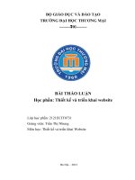 Thảo luận nhóm TMU phần thiết kế và triển khai website tìm hiểu và làm rõ những điểm giống và khác nhau của 2 mô hình TCPIP và OSI 