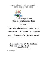 NCKHSPUDGiup hs lop 4 giai tot bai toan tim hai so