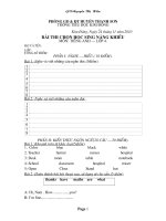 bai thi khao sat lets go