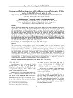 Sử dụng cực tiểu hóa từng đoạn sai lệch đầu ra trong miền thời gian để điều khiển dự báo hệ buồng sấy giấy đa biến