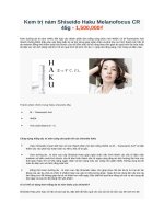 Kem trị nám shiseido haku melanofocus CR 45g   1,500,000₫
