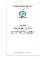 Giáo trình Chuyên đề tốt nghiệp 2 (Ngành: Công nghệ kỹ thuật ô tô) - CĐ Kinh tế Kỹ thuật TP.HCM