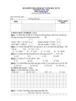 Đề thi Toán lớp 5 cuối học kì 2 năm 2021 Đề 2