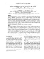 Nghiên cứu ảnh hưởng của vị trí xếp container đến đặc tính khí động đoàn xe chở container