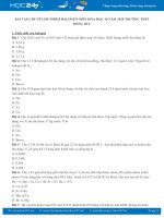 Bài tập chuyên đề Halogen môn Hóa học 10 năm 2020 Trường THPT Hồng Đức