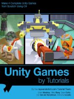 Unity games by tutorials by brian moakley, mike berg, sean duffy, eric van de kerckhove, anthony uccello