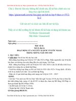 Giáo án lịch sử lớp 9 theo CV 5512 kì 2 