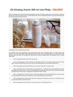 Xịt khoáng avene 300 ml của pháp   350,000₫