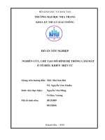 Nghiên cứu, chế tạo mô hình hệ thống làm mát ô tô điều khiển điện tử  