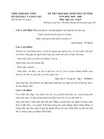 Đề thi học sinh giỏi môn Ngữ văn lớp 9 cấp tỉnh năm 2019-2020 có đáp án - Sở GD&ĐT Bắc Ninh