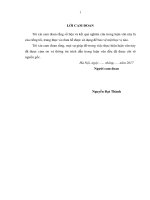 Giải pháp phát triển kinh tế nông nghiệp trên địa bàn huyện quốc oai, thành phố hà nội 