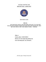 KẾ TOÁN MUA, BÁN  CHUYỂN ĐỔI NGOẠI TỆ. CÁC NGUYÊN TẮC KẾ TOÁN ÁP DỤNG TRONG KẾ TOÁN MUA, BÁN NGOẠI TỆ. LIÊN HỆ NGÂN HÀNG VIỆT NAM THỊNH VƯỢNG – VPBANK