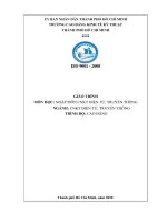 Giáo trình Nhập môn CNKT Điện tử, truyền thông (Nghề: CNKT Điện tử, truyền thông) - CĐ Kinh tế Kỹ thuật TP.HCM