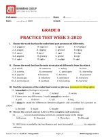 Bài tập bổ trợ tiếng Anh BME lớp 8