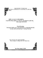 Giải quyết khiếu nại về xếp loại học lực và danh hiệu thi đua của học sinh cuối năm ở trường tiểu học 