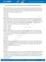 Một số bài toán nhiệt nhôm trong các đề thi THPT QG môn Hóa