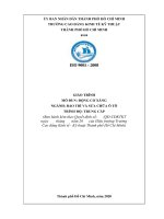 Giáo trình Động cơ xăng (Ngành: Bảo trì và sửa chữa ô tô) - CĐ Kinh tế Kỹ thuật TP.HCM