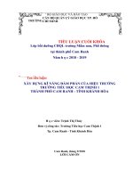 Xây dựng kĩ năng đàm phán của hiệu trưởng trường tiểu học cam thịnh 1, thành phố cam ranh, tỉnh khánh hòa, năm học 2018 2019 