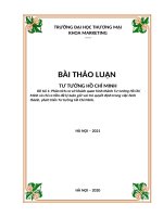 Phân tích cơ sở khách quan hình thành tư tưởng hồ chí minh và chỉ ra tiền đề lý luận giữ vai trò quyết định trong việc hình thành, phát triển tư tưởng hồ chí minh 