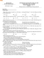 đề thi thử vật lý cực chuẩn 2020   đề số 1 đến 10