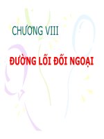 Bài giảng Đường lối cách mạng của Đảng Cộng sản Việt Nam: Chương 8 - Nguyễn Đình Quốc Cường