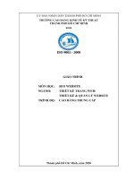 Giáo trình SEO Website (Ngành: Thiết kết trang web, Thiết kết và quản lý website) - CĐ Kinh tế Kỹ thuật TP.HCM