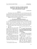 Cần tiếp tục bổ sung, cập nhật, đổi mới trong dạy – học môn Lịch sử Việt Nam đối với ngành Việt Nam học