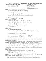 Đề thi học sinh giỏi môn Toán lớp 6 cấp trường năm 2018-2019 có đáp án - Trường THCS Nguyễn Trãi, Mộ Đức