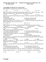 KIEM TRA HKI NH 2010 2011