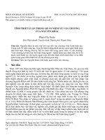 Tính triết luận trong quan niệm về văn chương của Nguyễn Khải