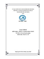 Giáo trình Thuế và khai báo thuế (Nghề: Kế toán Doanh nghiệp) - CĐ Kinh tế Kỹ thuật TP.HCM