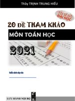 Đề thi thử THPT quốc gia