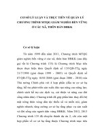 CƠ sở lý LUẬN và THỰC TIỄN về QUẢN lý CHƯƠNG TRÌNH MTQG GIẢM NGHÈO bền VỮNG ở các xã, THÔN bản ĐBKK