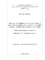 Thiết kế tiến trình dạy học một số bài học phần quang hình học vật lí 11 cơ bản theo định hướng phát triển năng lực học sinh  