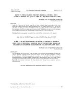 Kinh tế nông nghiệp ở huyện Hà Châu, tỉnh Hà Tiên nửa đầu thế kỷ XIX qua tư liệu địa bạ triều Nguyễn (1836)