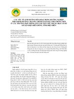Các yếu tố ảnh hướng đến hoạt động hướng nghiệp theo định hướng chương trình giáo dục phổ thông mới ở các trường Phổ thông dân tộc bán trú Trung học cơ sở huyện Điện Biên Đông, tỉn...
