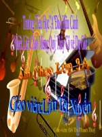 Hoc hat bai Lop chung ta doan ket