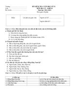 De Kiem tra cuoi ky 2Dia ly lop 47