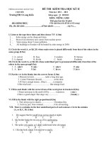 De thi Dap an Anh 9 HKII 1112