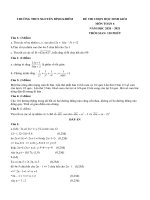 Đề thi học sinh giỏi môn Toán lớp 6 cấp trường năm 2020-2021 có đáp án - Trường THCS Nguyễn Bỉnh Khiêm