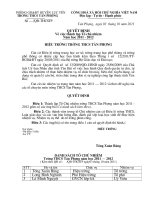 Quyet dinh thanh lap to chu nhiem Tan Phuong 1112