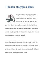 Tìm câu chuyện ở đâu?