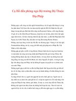 Cụ Hồ đến phòng ngủ Bộ trưởng Bộ Thuộc Địa Pháp