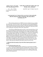 Giai phap QL nham nang cao CLDM PPDH o truong THCS BD