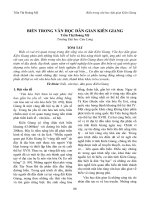 Biển trong văn học dân gian Kiên Giang