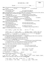 de kiem tra 1 tiet dai so chuong thong ke