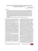 Xu hướng vận động, đổi mới của hình thức thể loại truyện ngắn Việt Nam giai đoạn 1940-1945